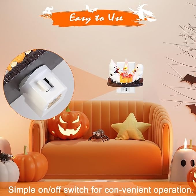 Bonfire Flickering Nightlight