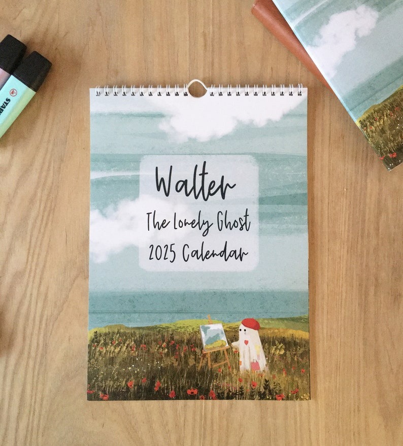 👻Walter The Lovely Ghost 2025 Calendar
