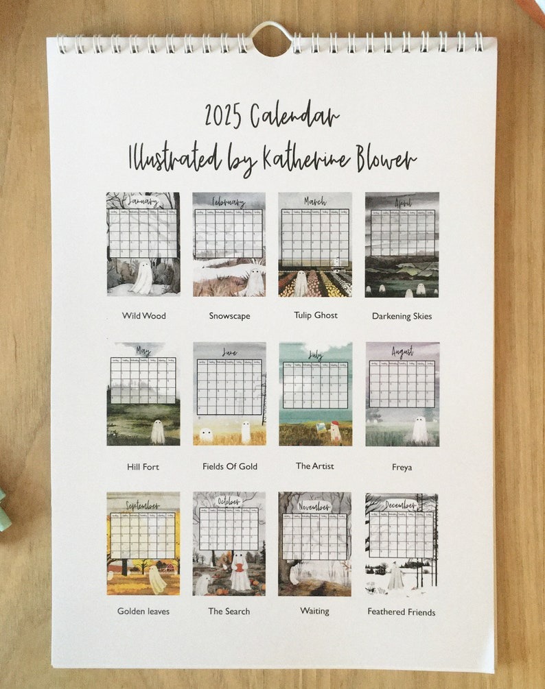 👻Walter The Lovely Ghost 2025 Calendar