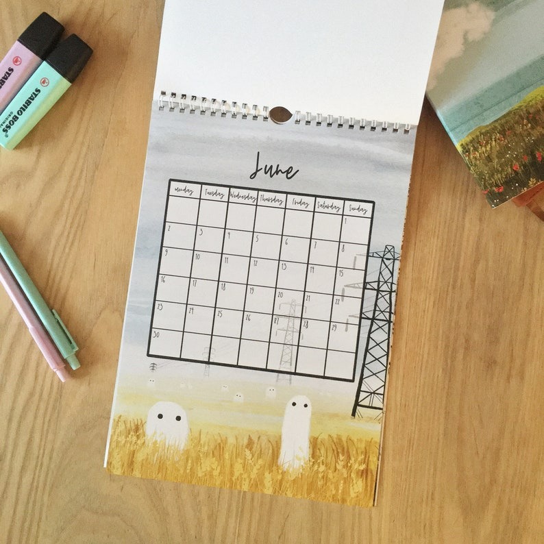 👻Walter The Lovely Ghost 2025 Calendar