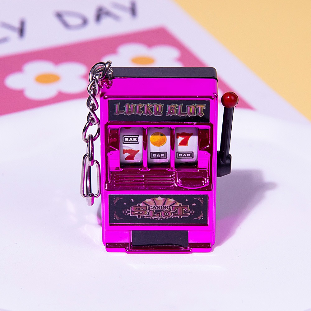 🔥Mini Fruit Slot Machine Keychain