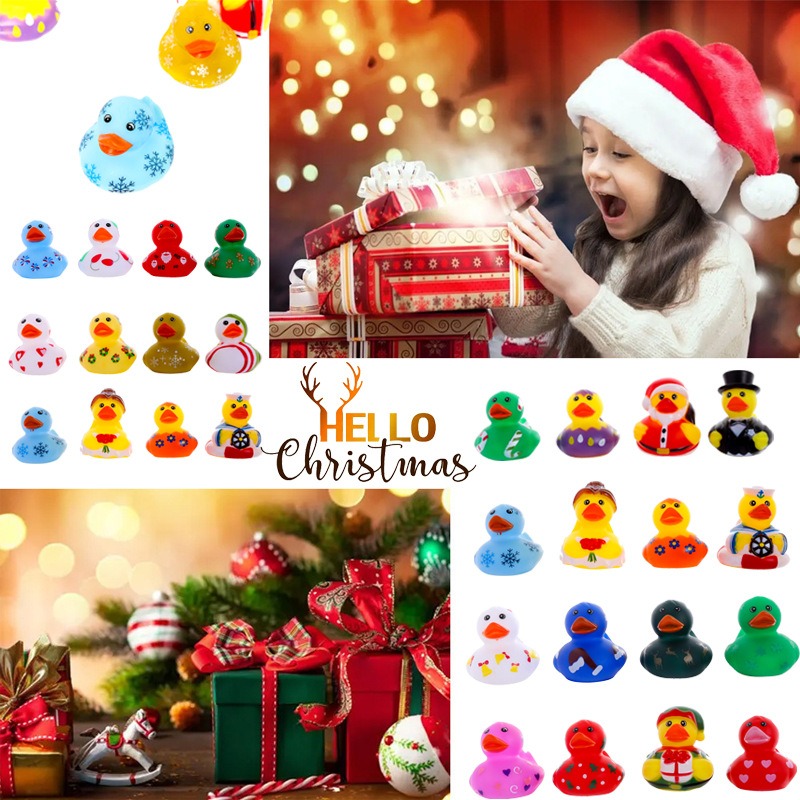 💥Hot Sale💥24 Pcs Children's Christmas Duckling Blind Box