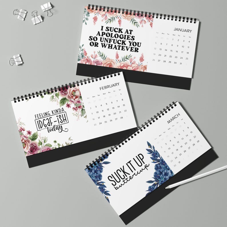 2025 Funny Office Humor Desk Calendar