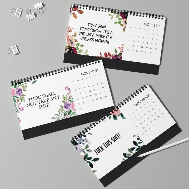 2025 Funny Office Humor Desk Calendar