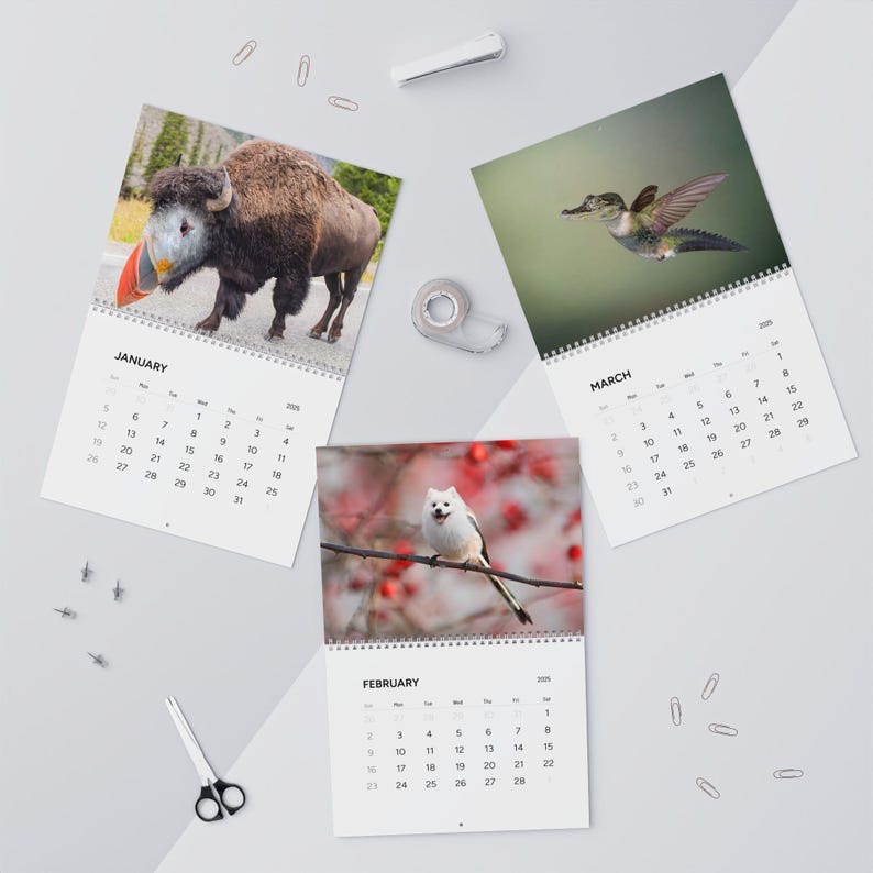Hybrid Animals 2025 Calendar