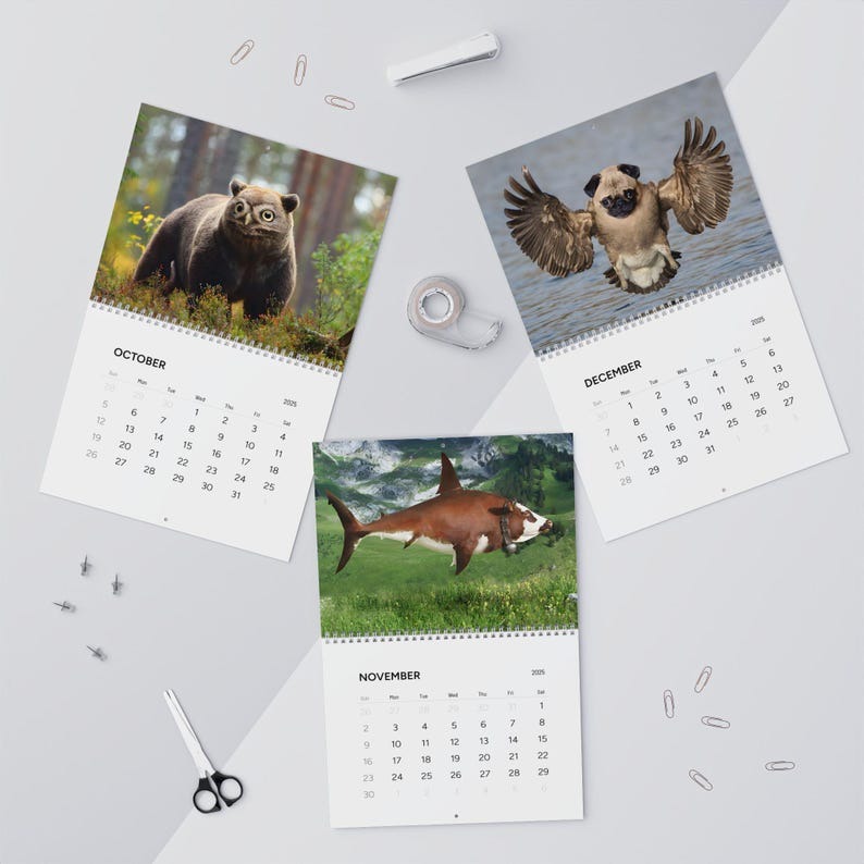Hybrid Animals 2025 Calendar