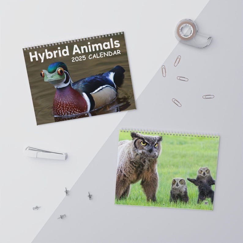 Hybrid Animals 2025 Calendar