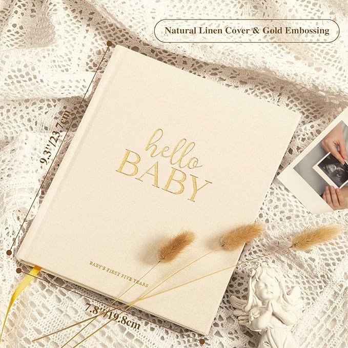 Hello Baby First 5 Year Memory Book for Boy Girl