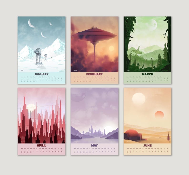 💥Star Wars Calendar 2025