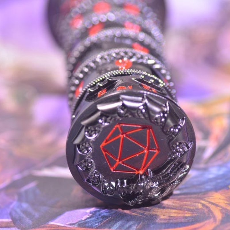 Rotating Prayer Wheel Dice Cylinder