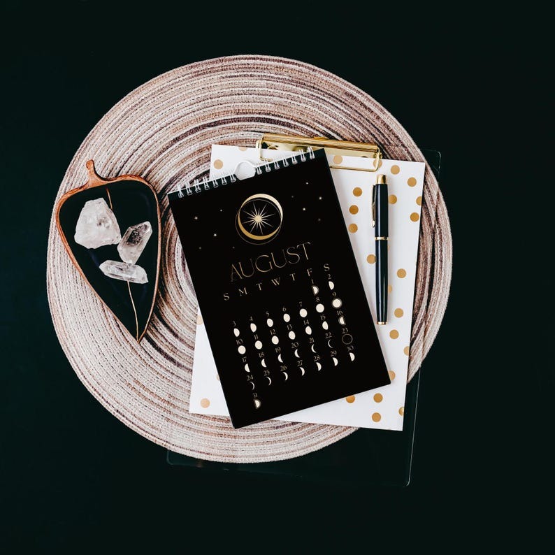 2025 Lunar Phases Art Calendar