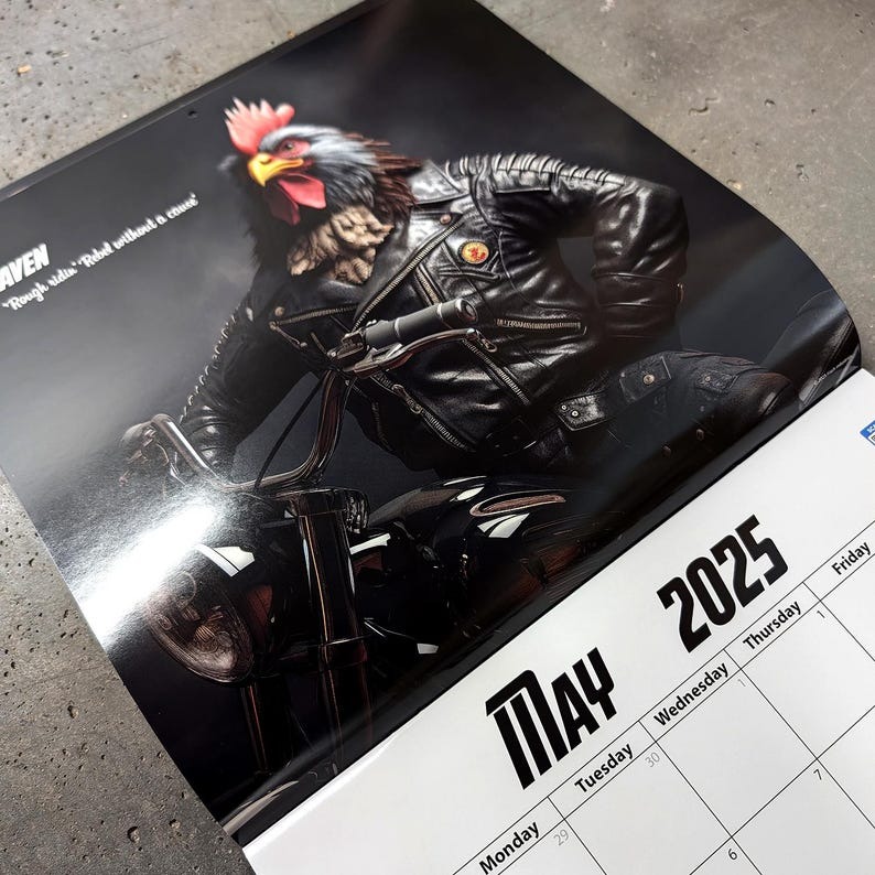 🐔Red Hot Roosters Chicken Calendar