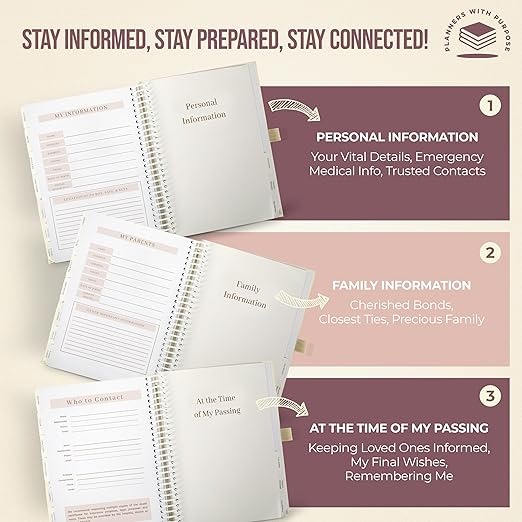 Peace of Mind End of Life Planner🔥BUY 2 FREE SHIPPING