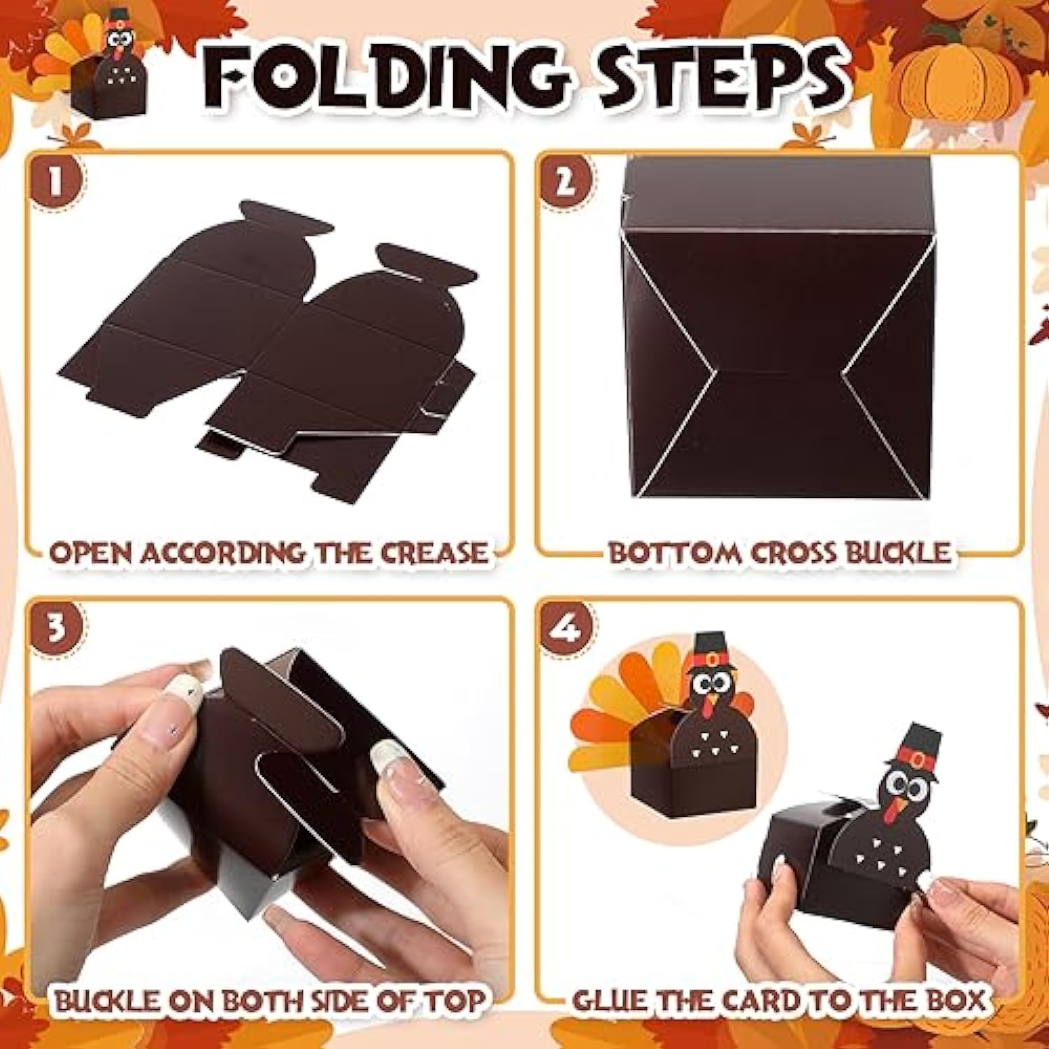 3D Thanksgiving Gift Boxes