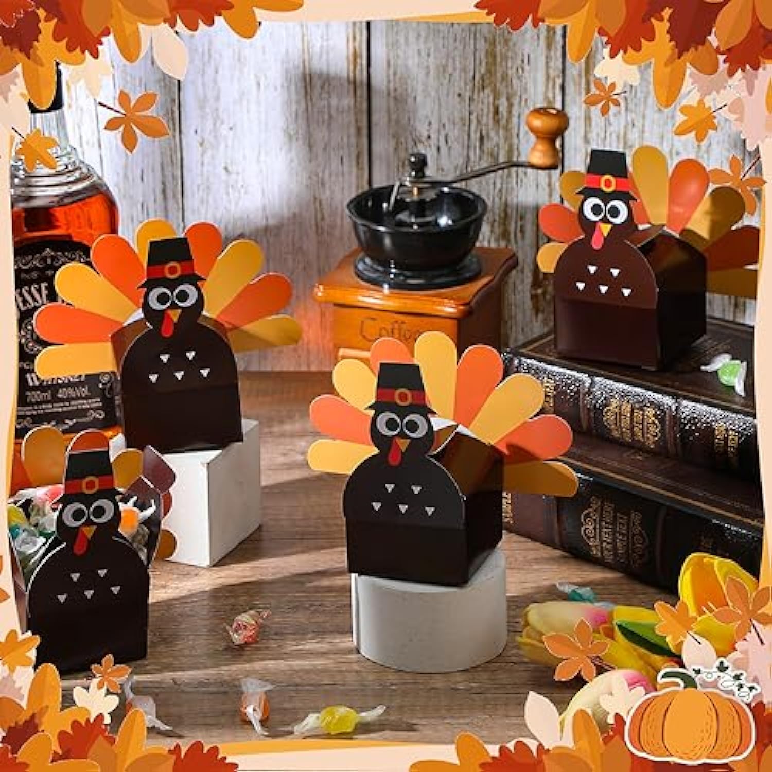 3D Thanksgiving Gift Boxes