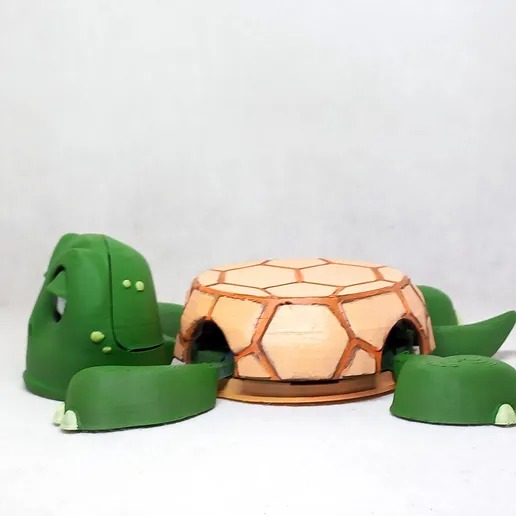 Turtle cup holder (No Supports needed)