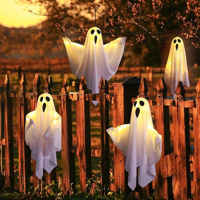 👻👻Halloween Decoration LED Glowing Ghost DIY Modeling Lights