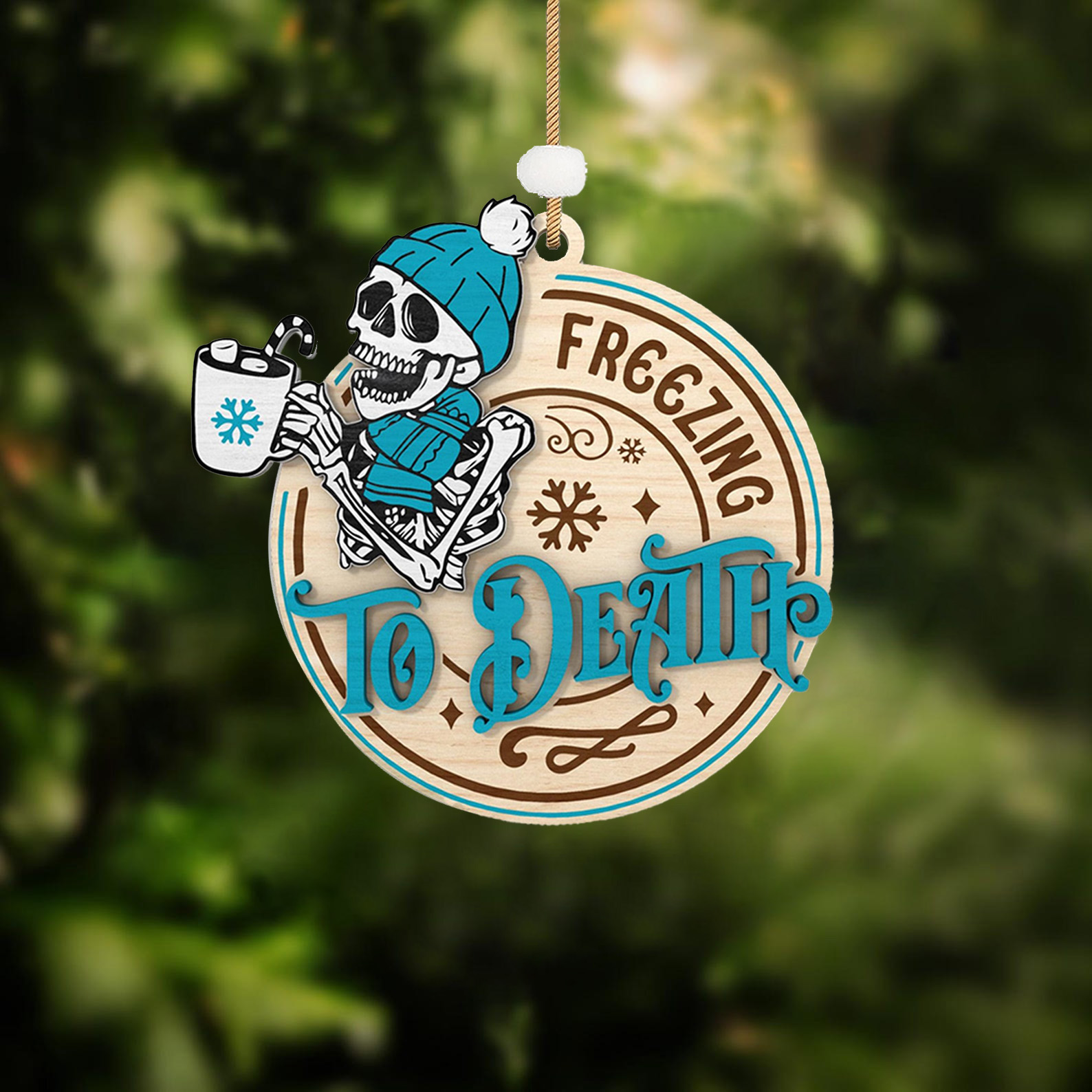 ☠Skeleton Christmas Ornament🎄