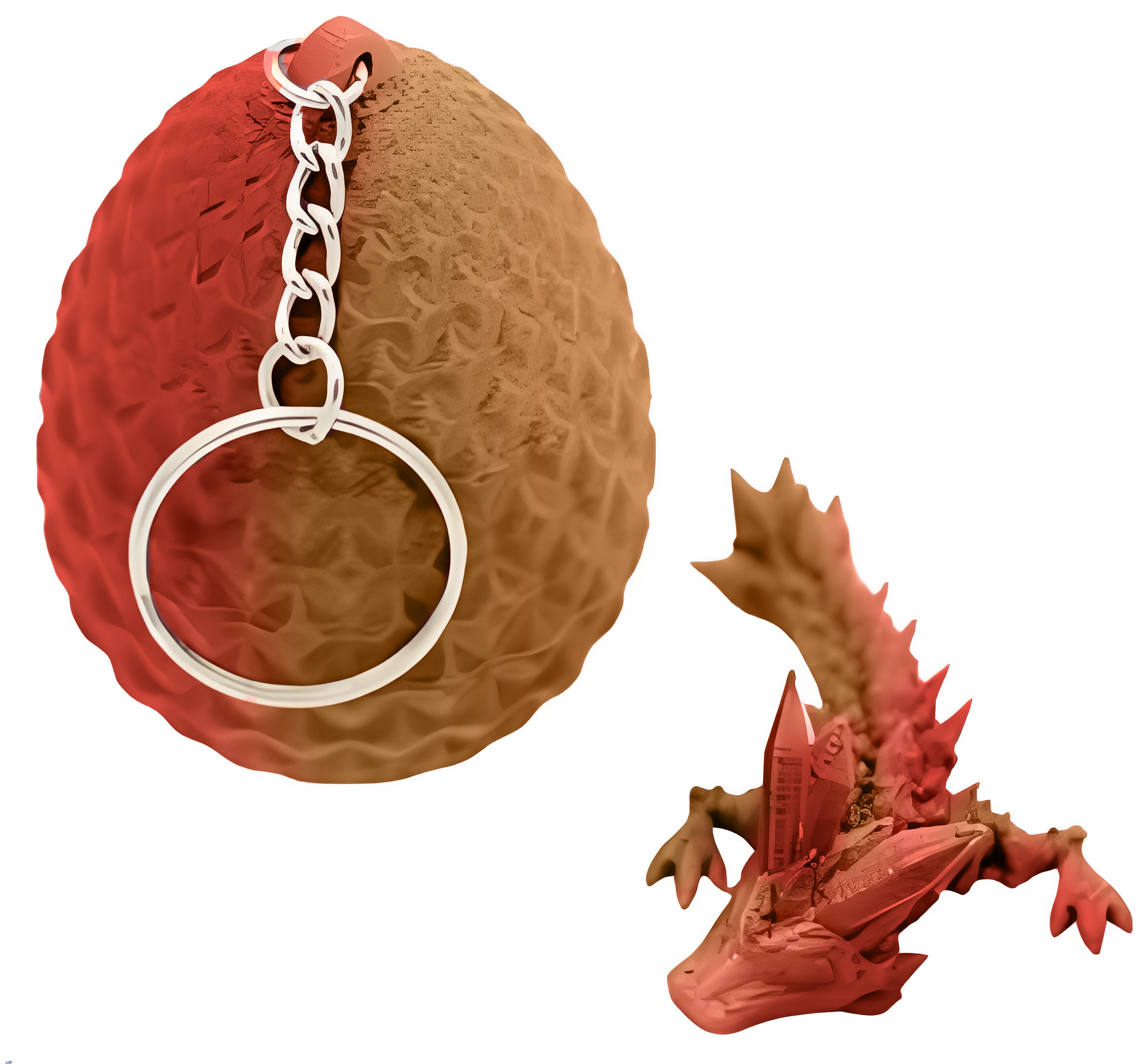 Dragon Egg Keychain