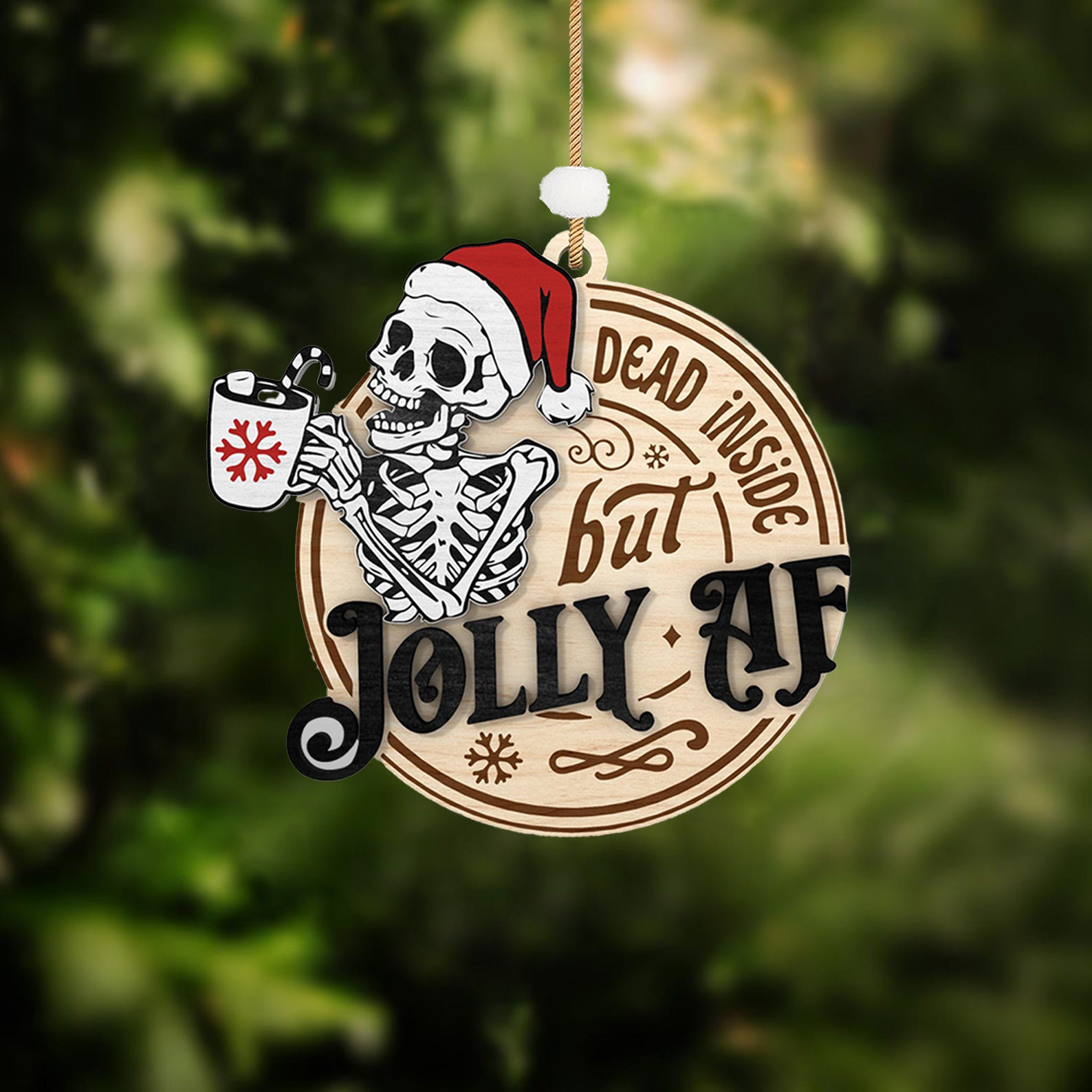 ☠Skeleton Christmas Ornament🎄