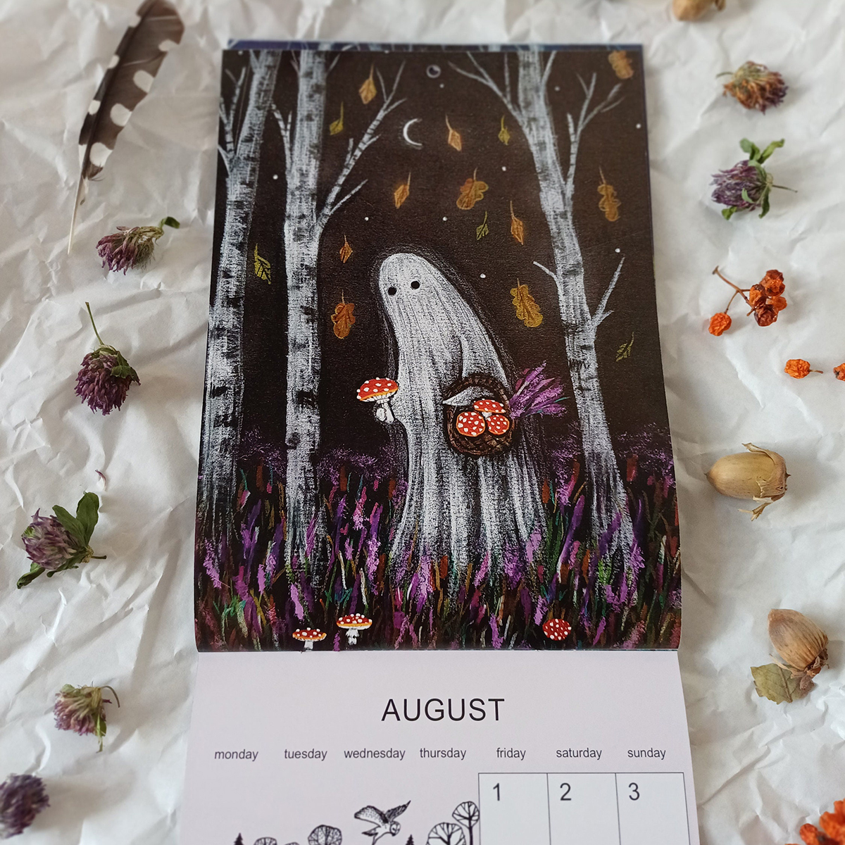 2025 Art Calendar – A Year of Whimsy
