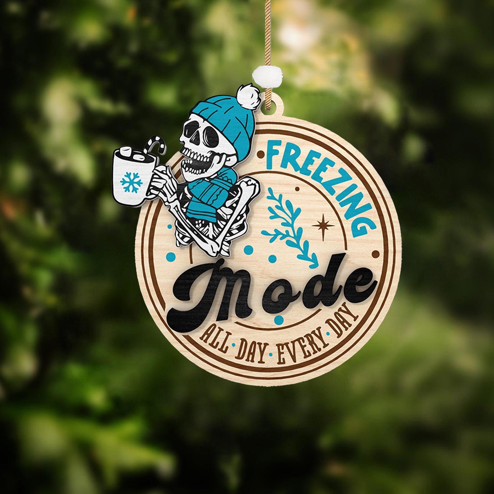 ☠Skeleton Christmas Ornament🎄