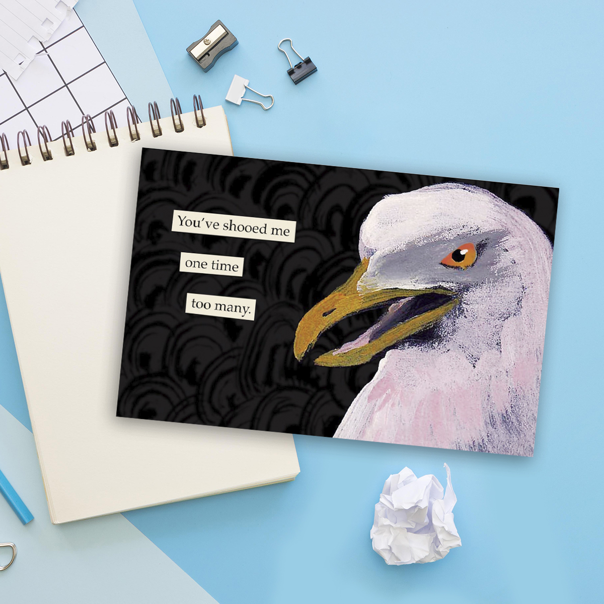 Troubled Birds 2025 Wall Calendar