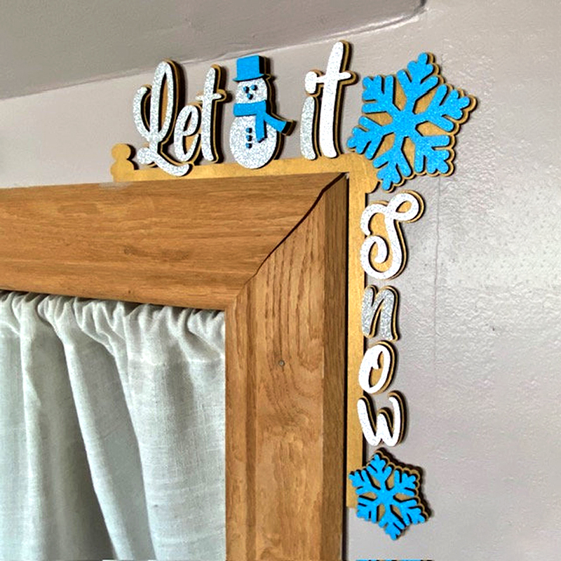 🎅Wooden Christmas Door Corner Decoration🎄