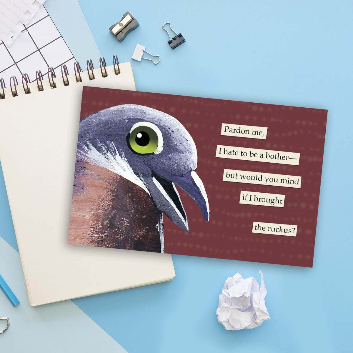 Troubled Birds 2025 Wall Calendar