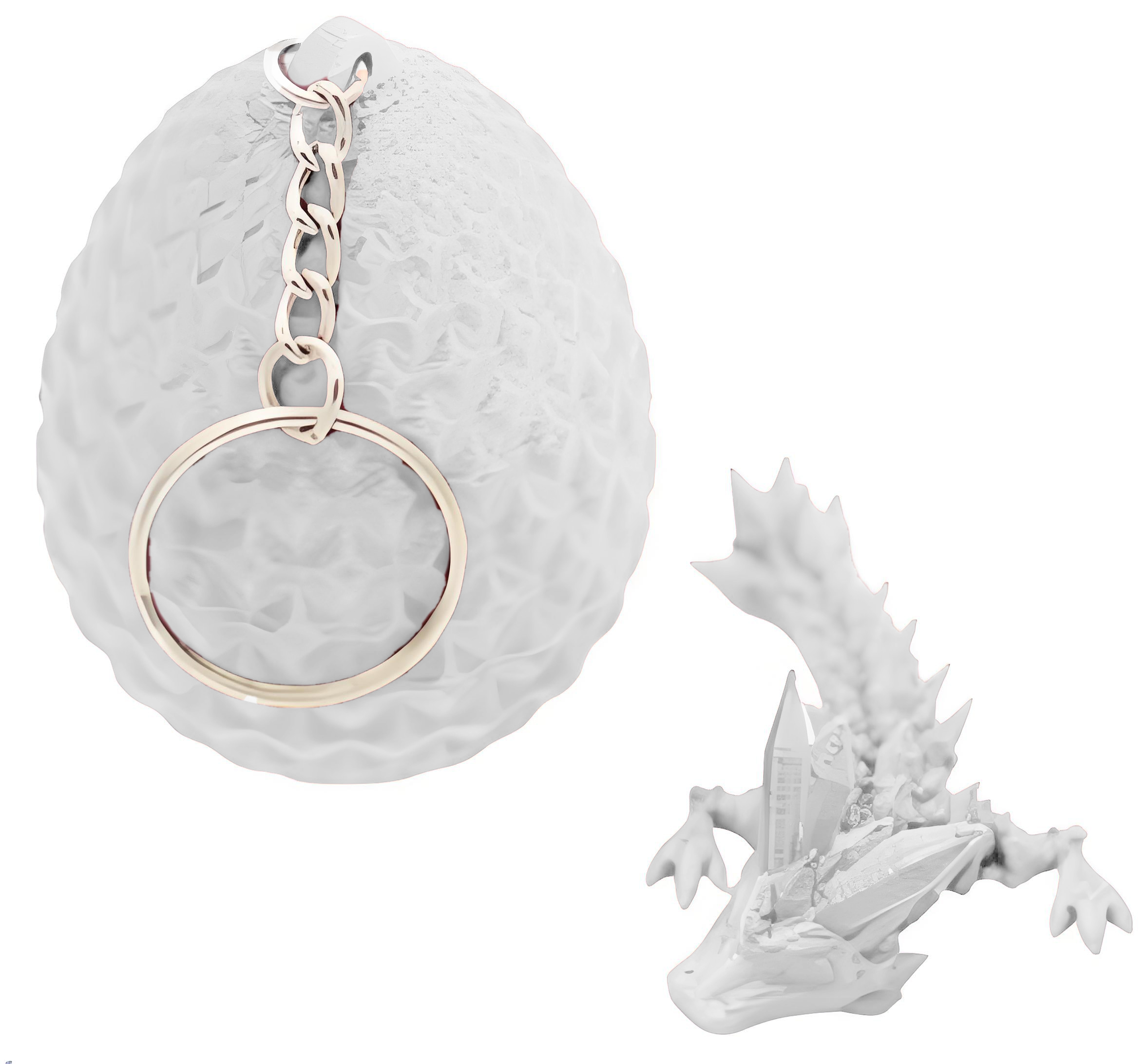 Dragon Egg Keychain