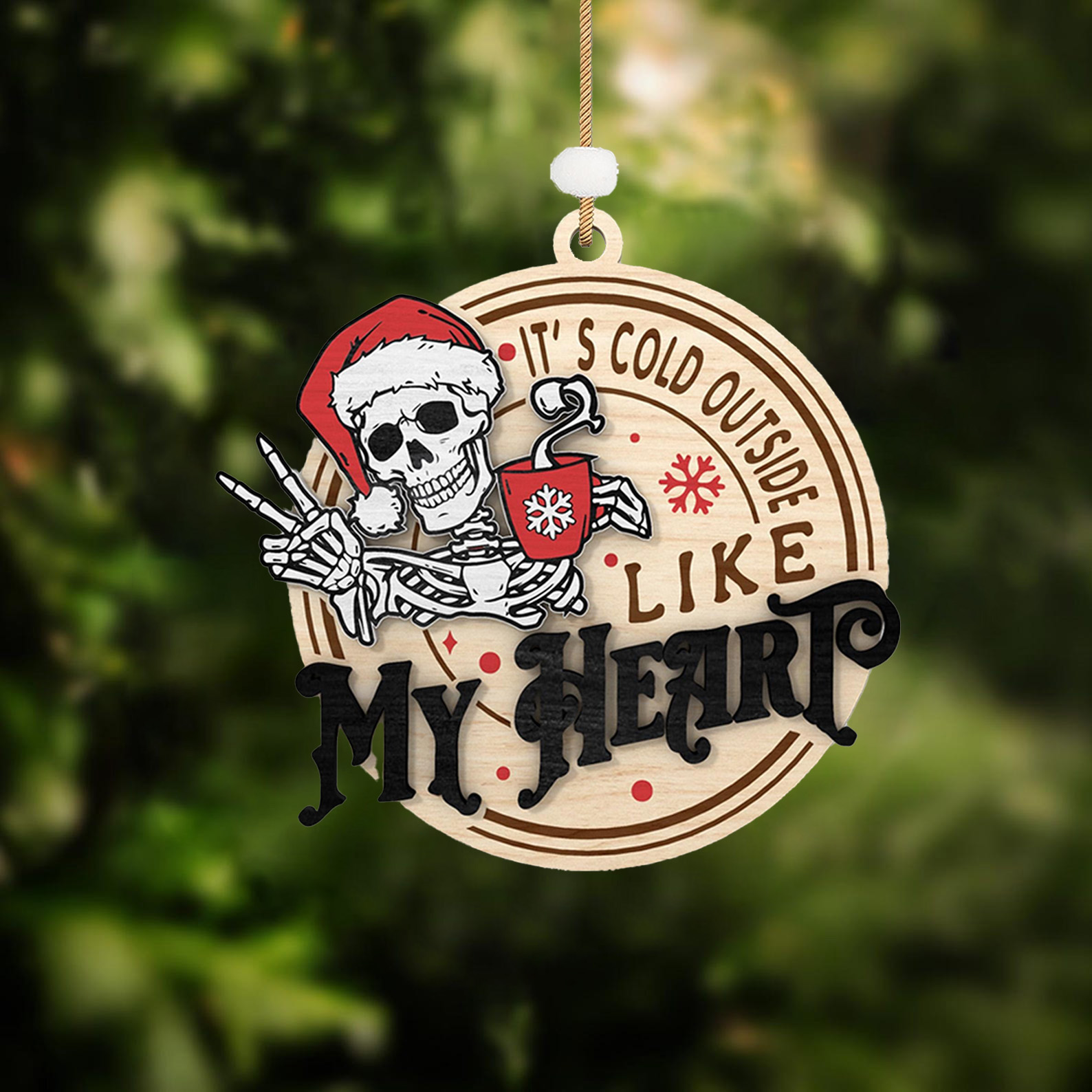 ☠Skeleton Christmas Ornament🎄