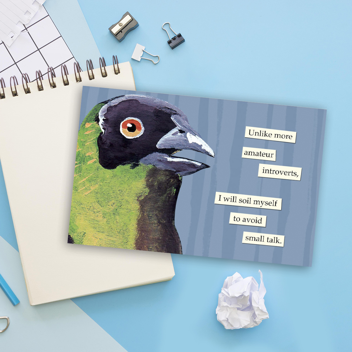 Troubled Birds 2025 Wall Calendar