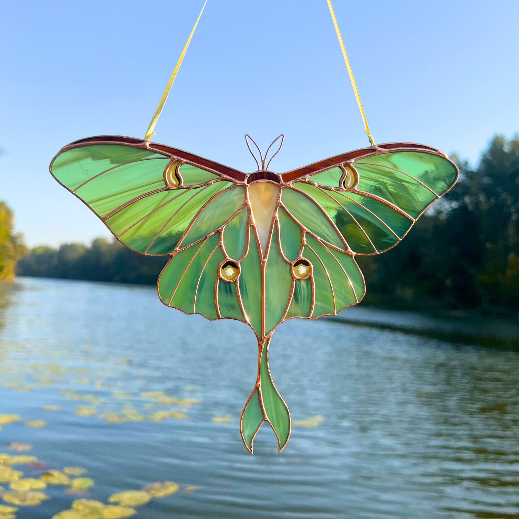 🔥Luna Moth Butterfly Suncatcher Window Hangings