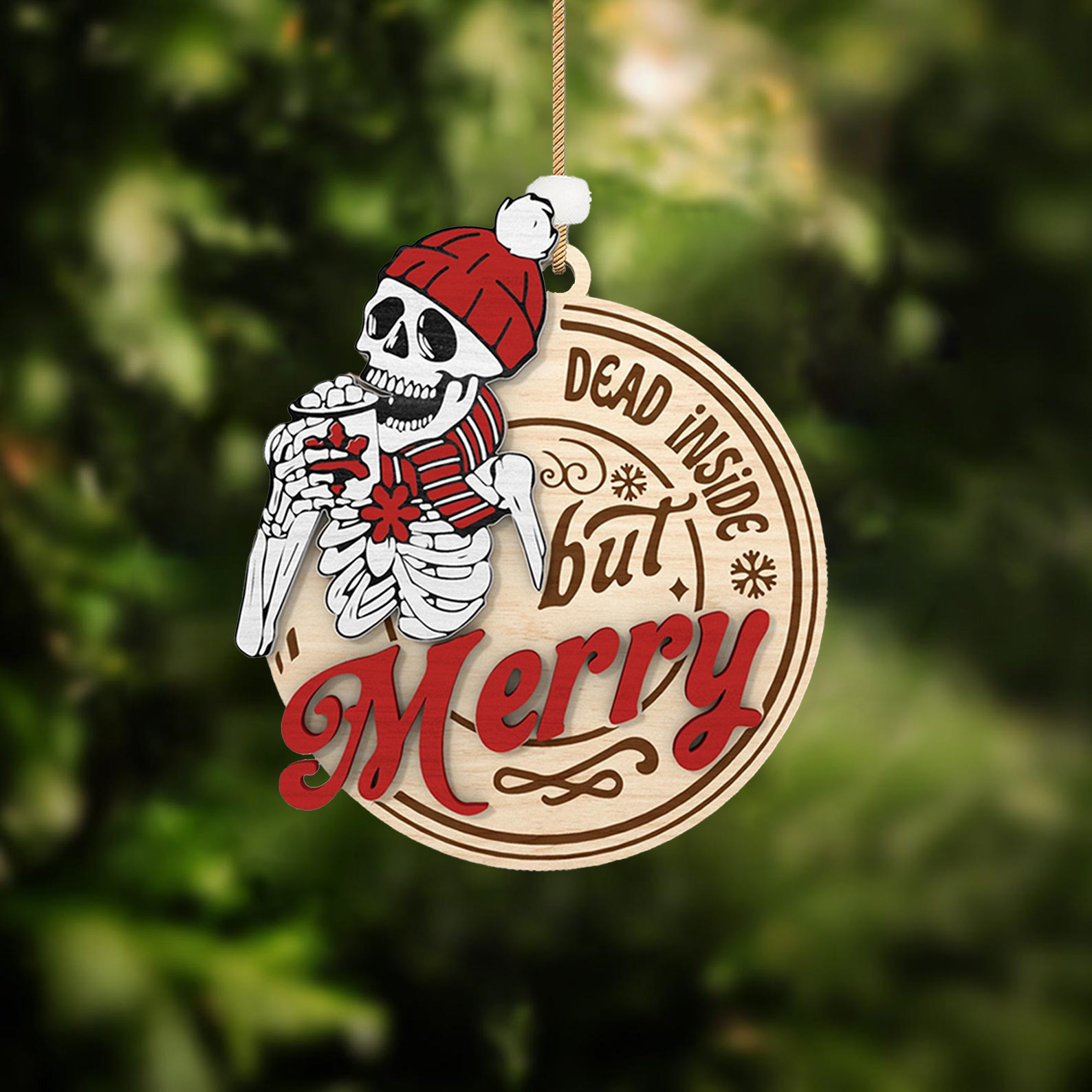☠Skeleton Christmas Ornament🎄