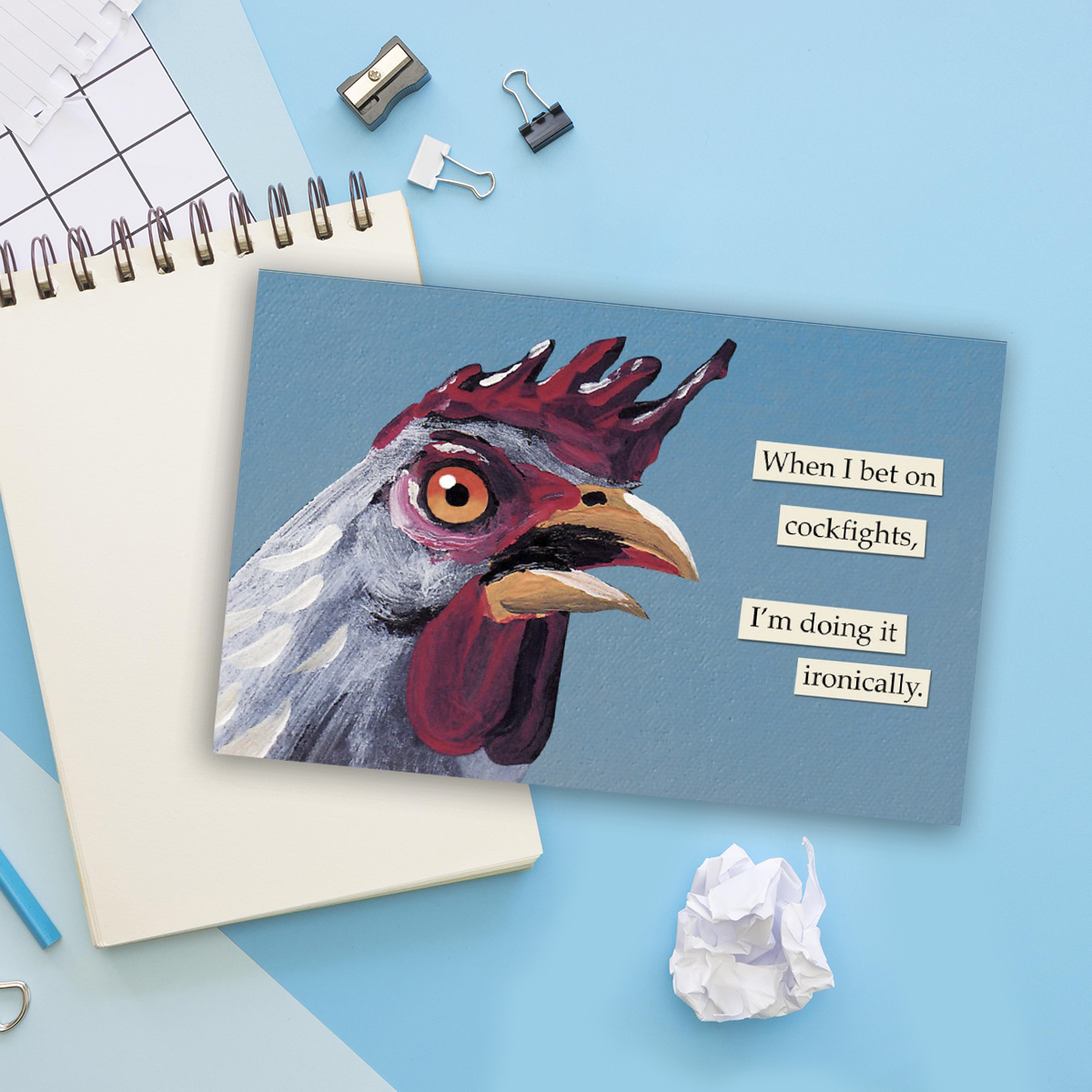 Troubled Birds 2025 Wall Calendar