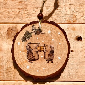 Wooden Hand-painted Christmas Decorations