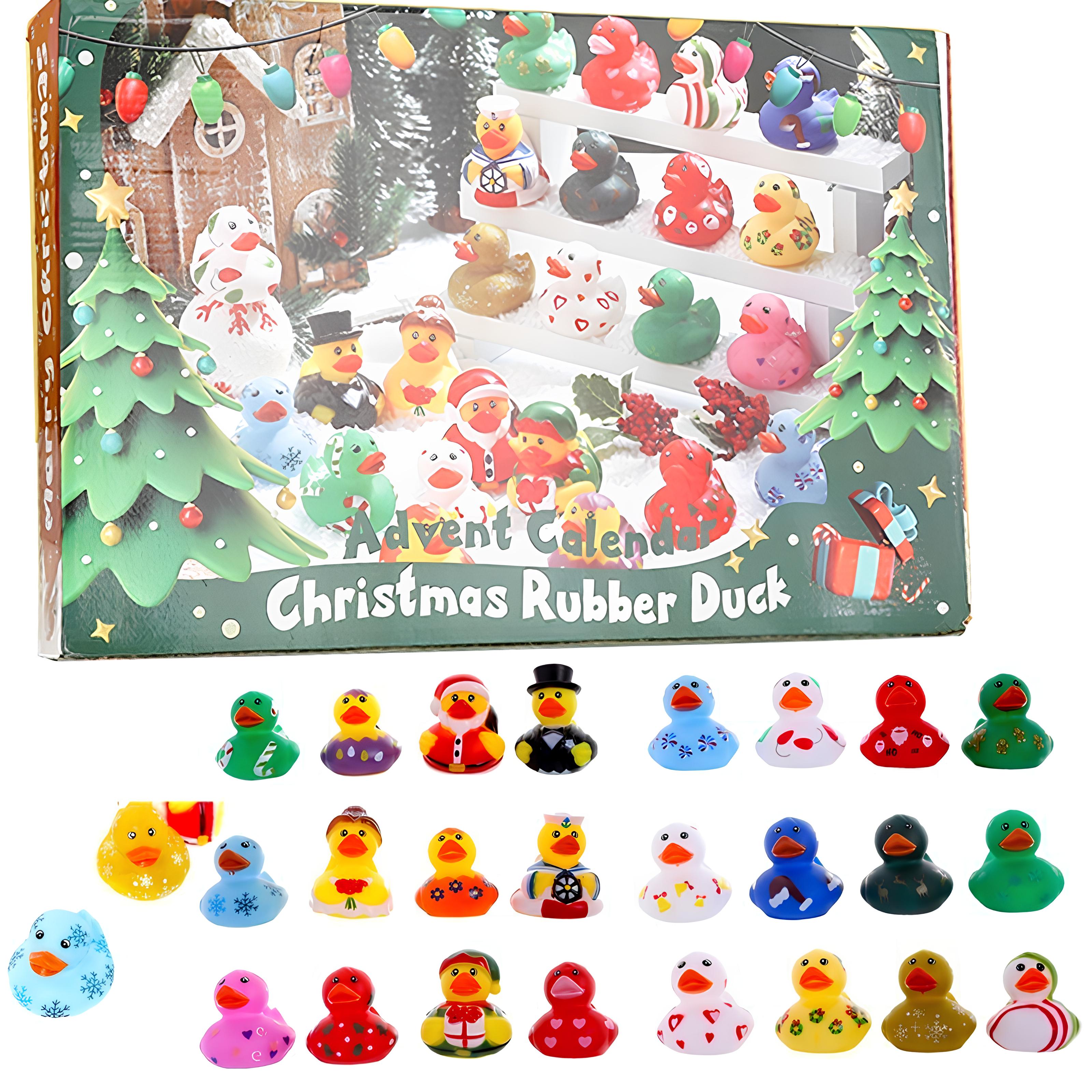 💥Hot Sale💥24 Pcs Countdown Christmas Rubber Ducks Advent Calendar