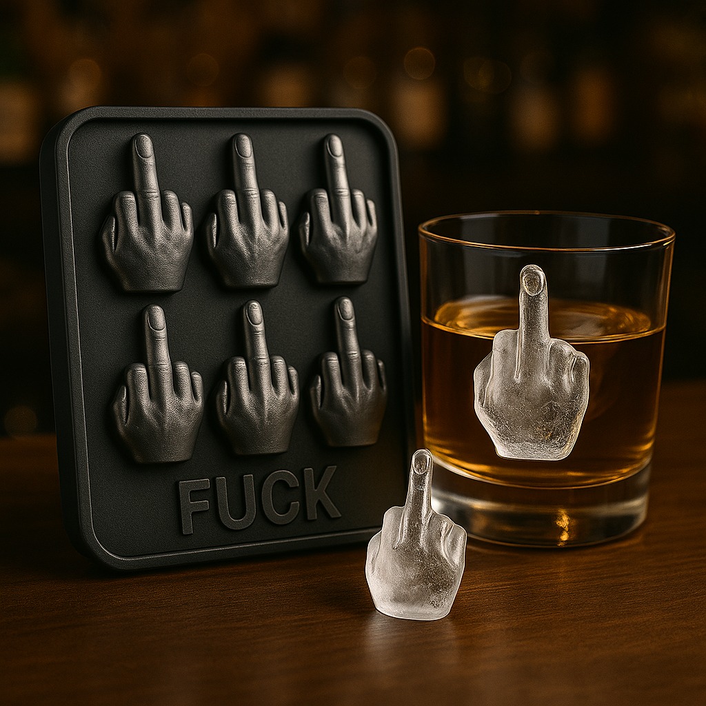 Funny Middle Finger Ice Mold | Funny Gifts
