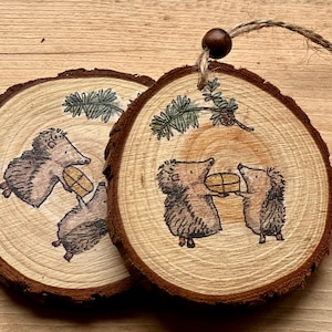 Wooden Hand-painted Christmas Decorations