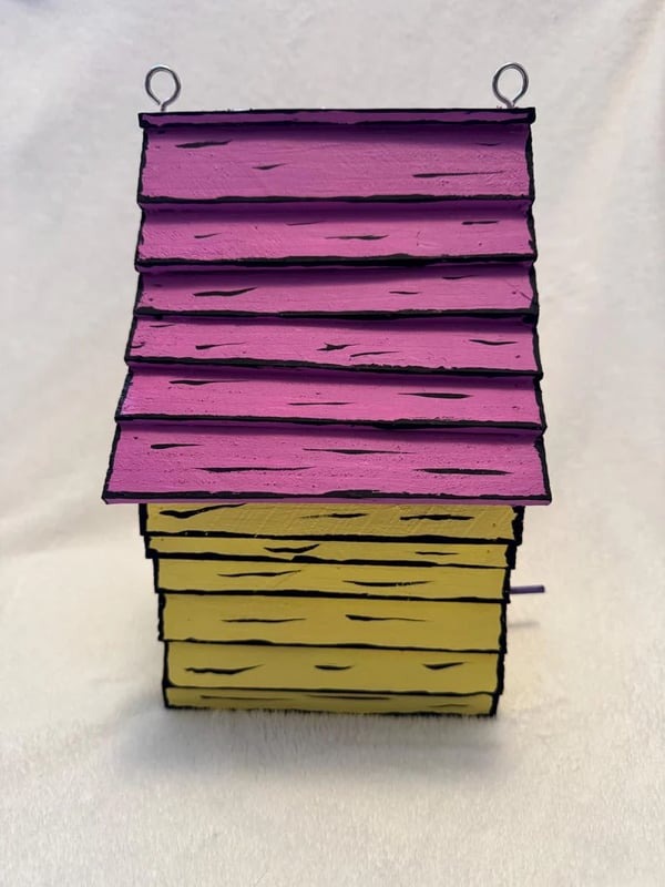 🔥Last 4 hours Sale: Save 60% - Dr Seuss Inspired Wooden Handmade Birdhouse (🔥BUY 2 FREE SHIPPING)