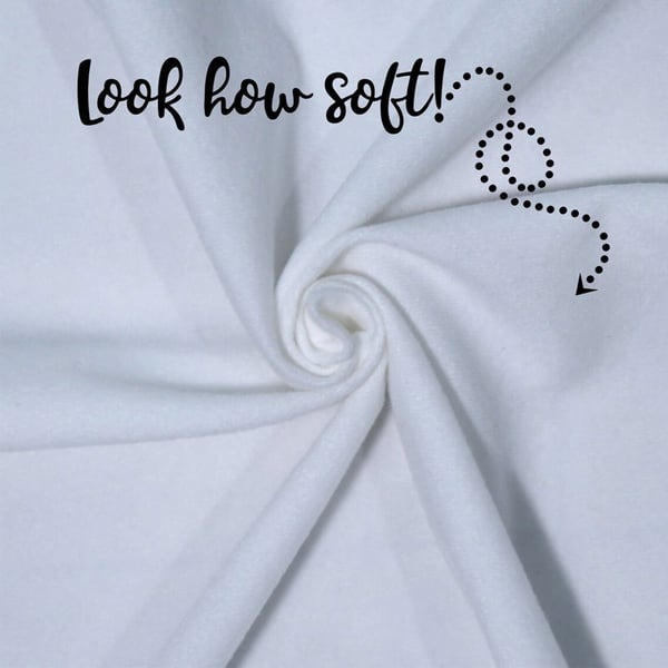 Personalized quilt labels in or Polyester with sew-on or iron on backing. Printed