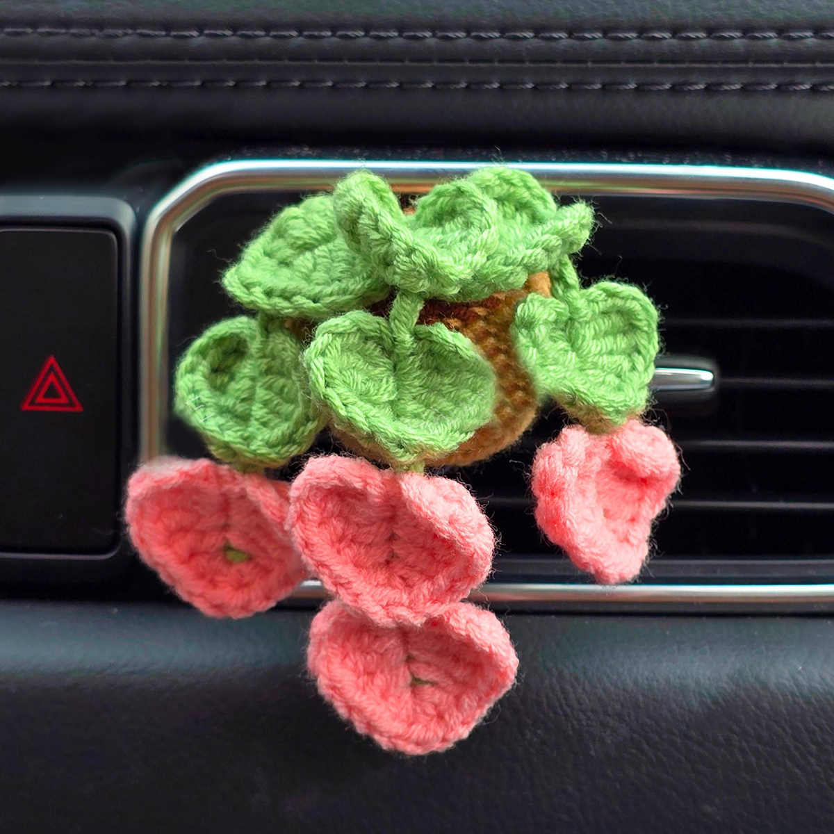 🌸Crochet Plant Car Vent Clip