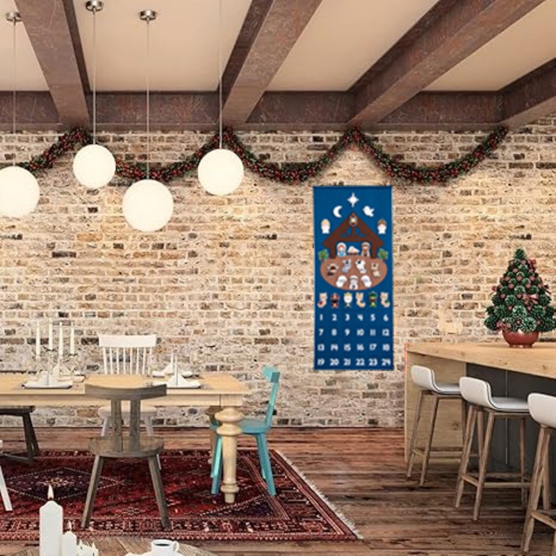 🎉Advent Calendar 2024-24 Fantasy Felt Christmas Advent Calendar