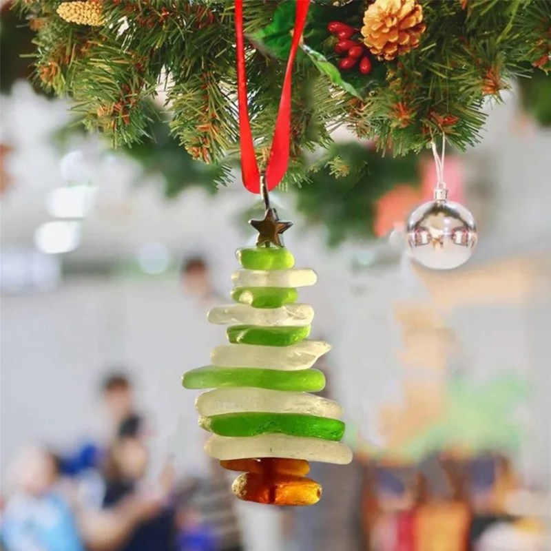 🌊Christmas Tree Hanging Crystal Ornaments