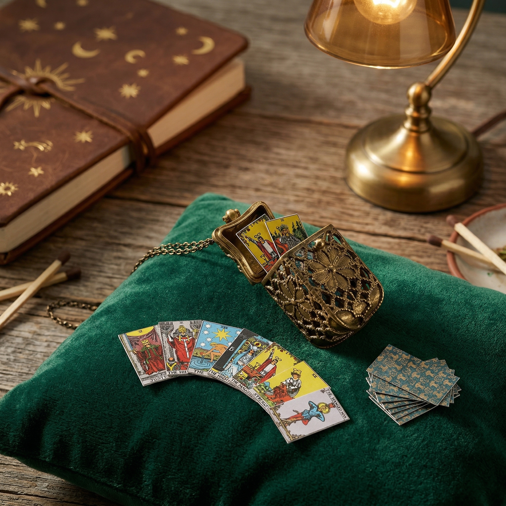 🔥LAST DAY 49% OFF - 📿Tiny Tarot Deck Necklace