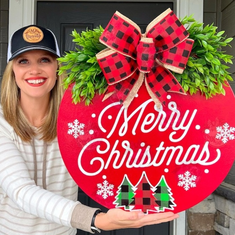 Christmas Front Door Decor