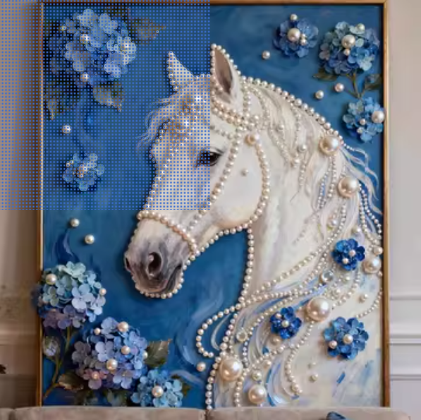 🏰✨DIY Beaded Art Kit - Castle Pearl Painting