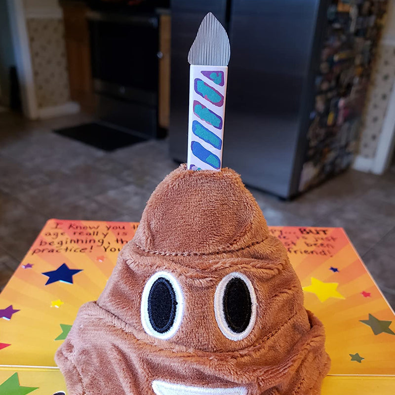 💩💩Plays & Sings Poo Plush Happy Birthday Card