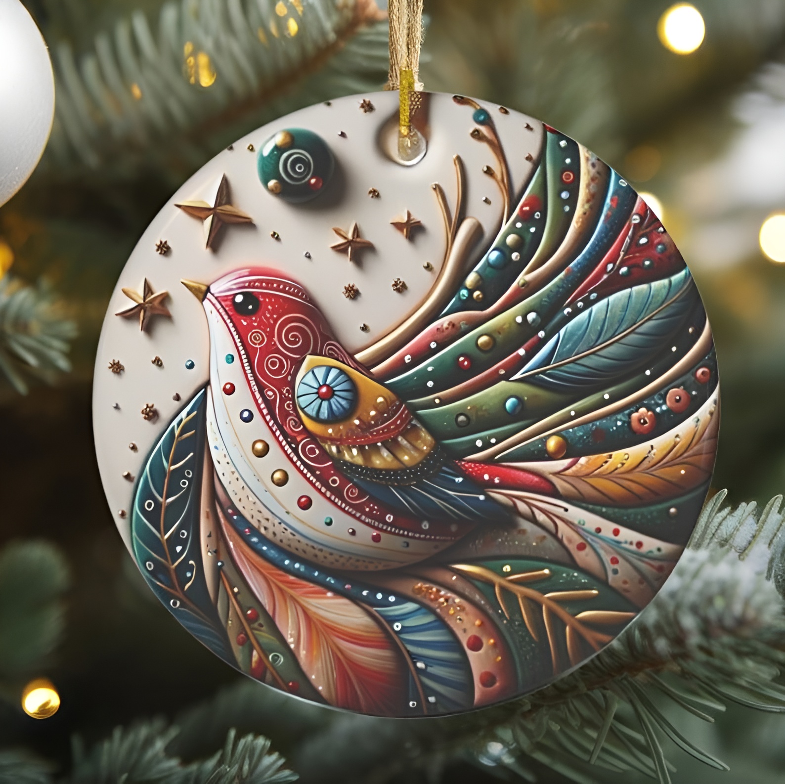 🎅CHRISTMAS SALE 50% OFF🎄Bird Of Many Colors Christmas Ornament🐦