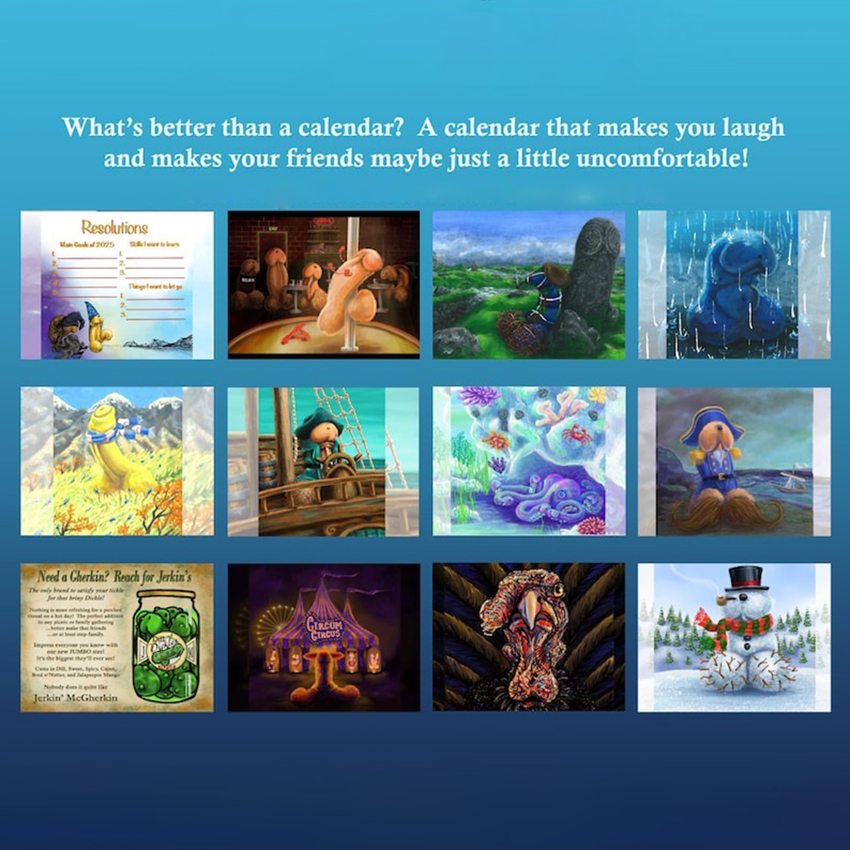 2025 Funny Calendar